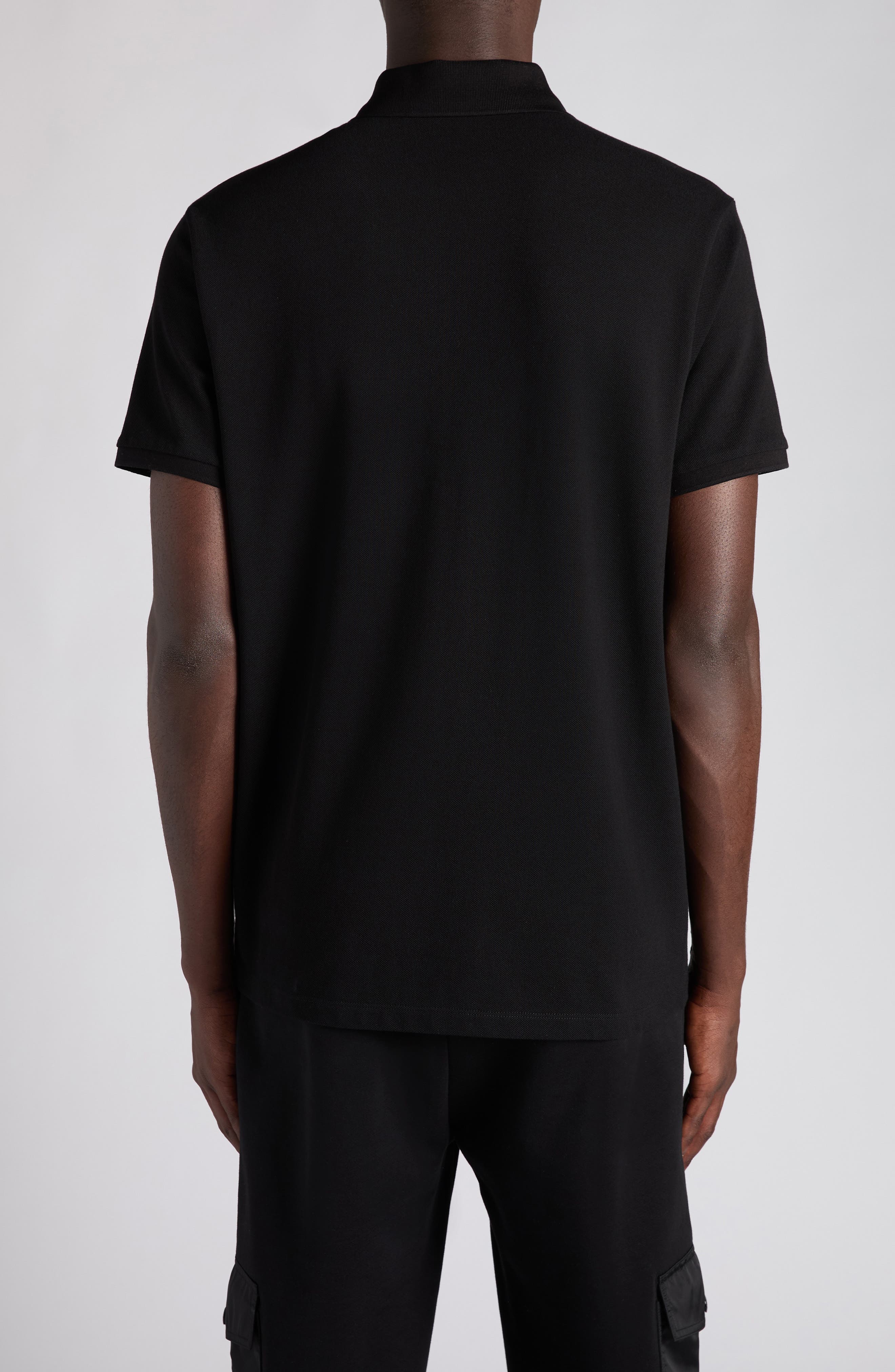 Logo Patch Pocket Zip Polo (Men) | Nordstrom