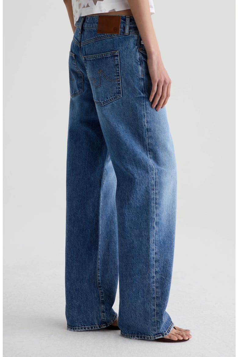 Billie High Waist Straight Leg Jeans, Alternate, color, AMERICAN RIVIERA