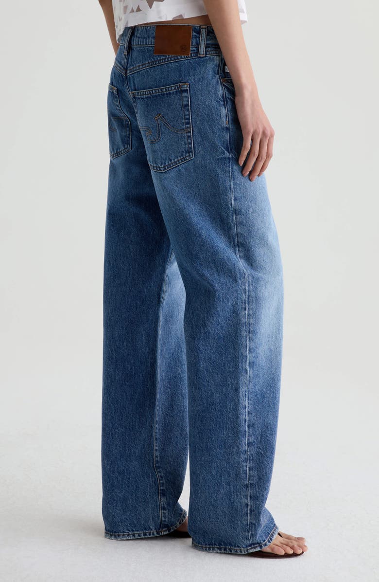 AG Billie High Waist Straight Leg Jeans, Alternate, color, American Riviera