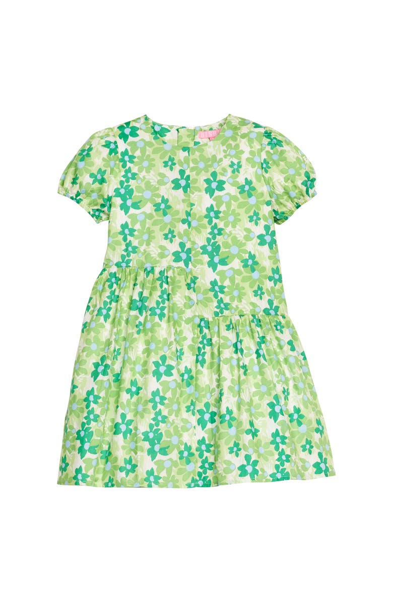 BISBY Kids' Floral Phillipa Dress, Main, color, Greenspring Groovy Floral