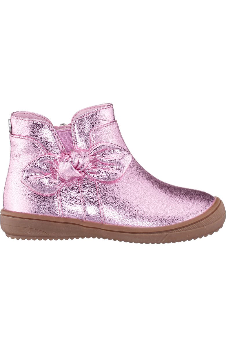 Nina Kids' Bally Bootie, Alternate, color, Pink Crackle Metallic