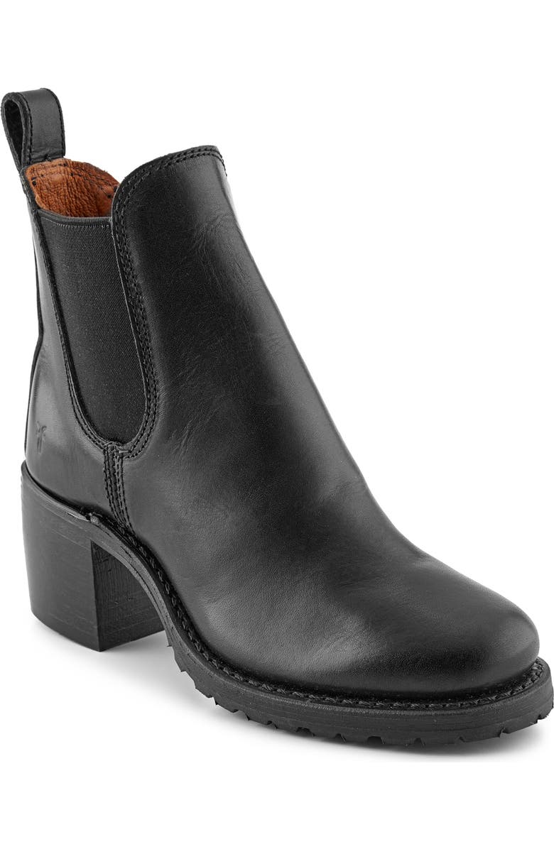 Frye Sabrina Block Heel Chelsea Boot, Main, color,