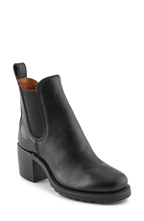 Sabrina Block Heel Chelsea Boot (Women)