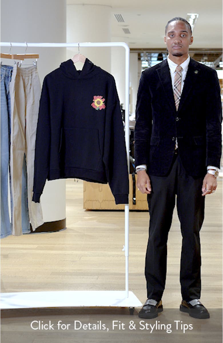 Sunflower Graphic Hoodie, sales video thumbnail