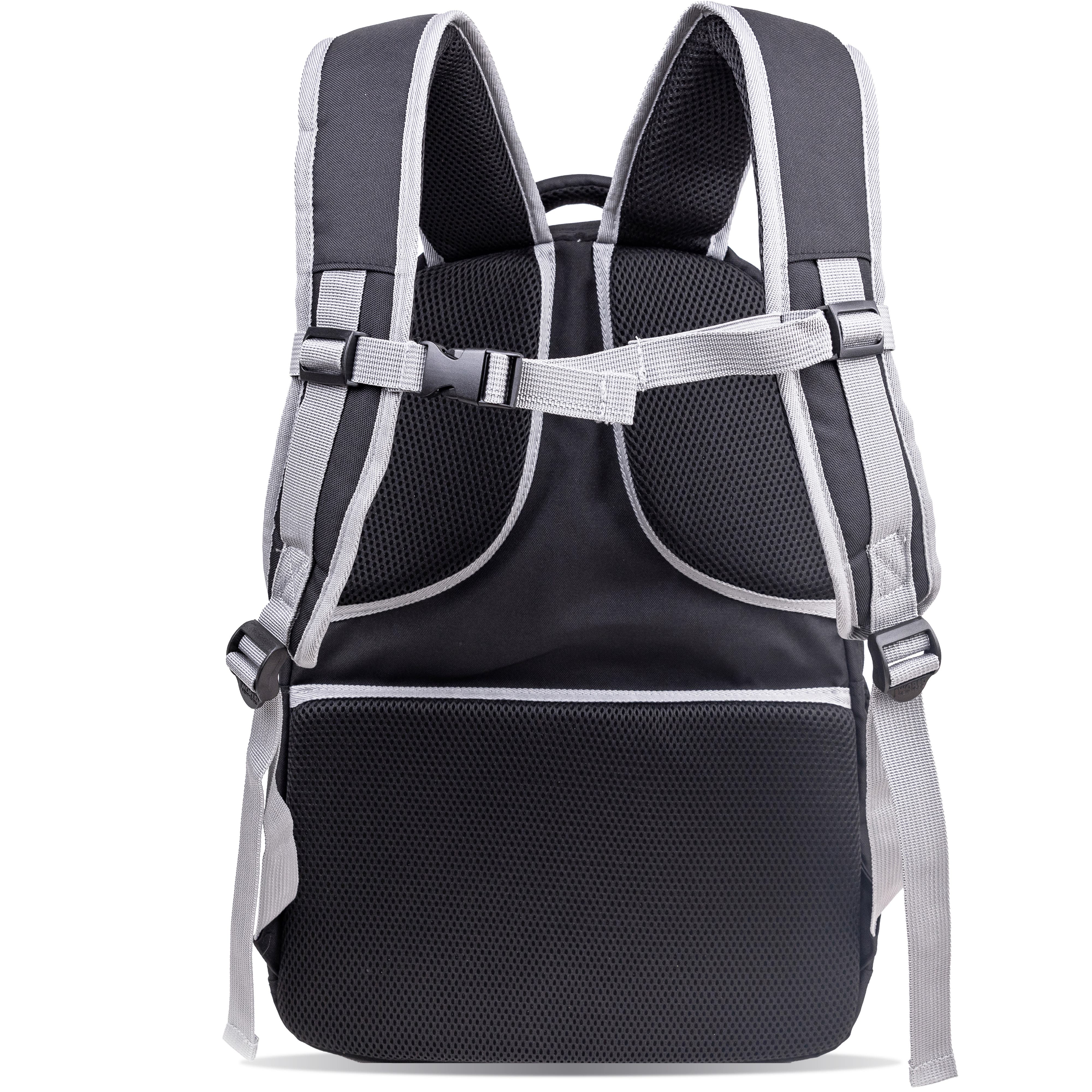 Atom Laptop School Backpack, Alternate, color, Black