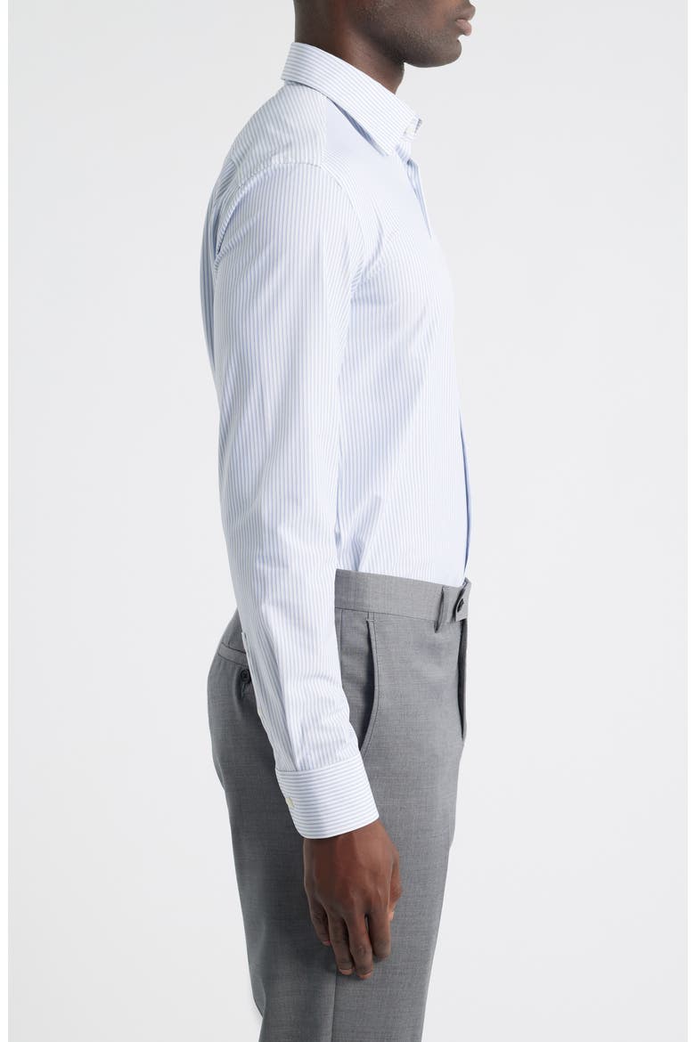 Hank Kent Slim Fit Performance Twill Dress Shirt, Alternate, color, LIGHT/ PASTEL BLUE