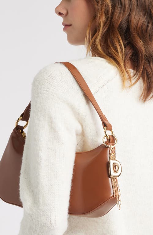Chelsea28 Bubble Letter Bag Charm In Gold
