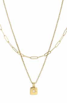 Adornia Set of 2 Assorted Chain Necklaces