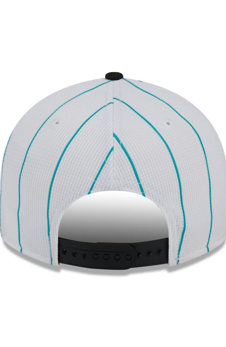 New Era Men's New Era  White Miami Marlins 2024 Batting Practice Low Profile 9FIFTY Snapback Hat, Alternate, color, 