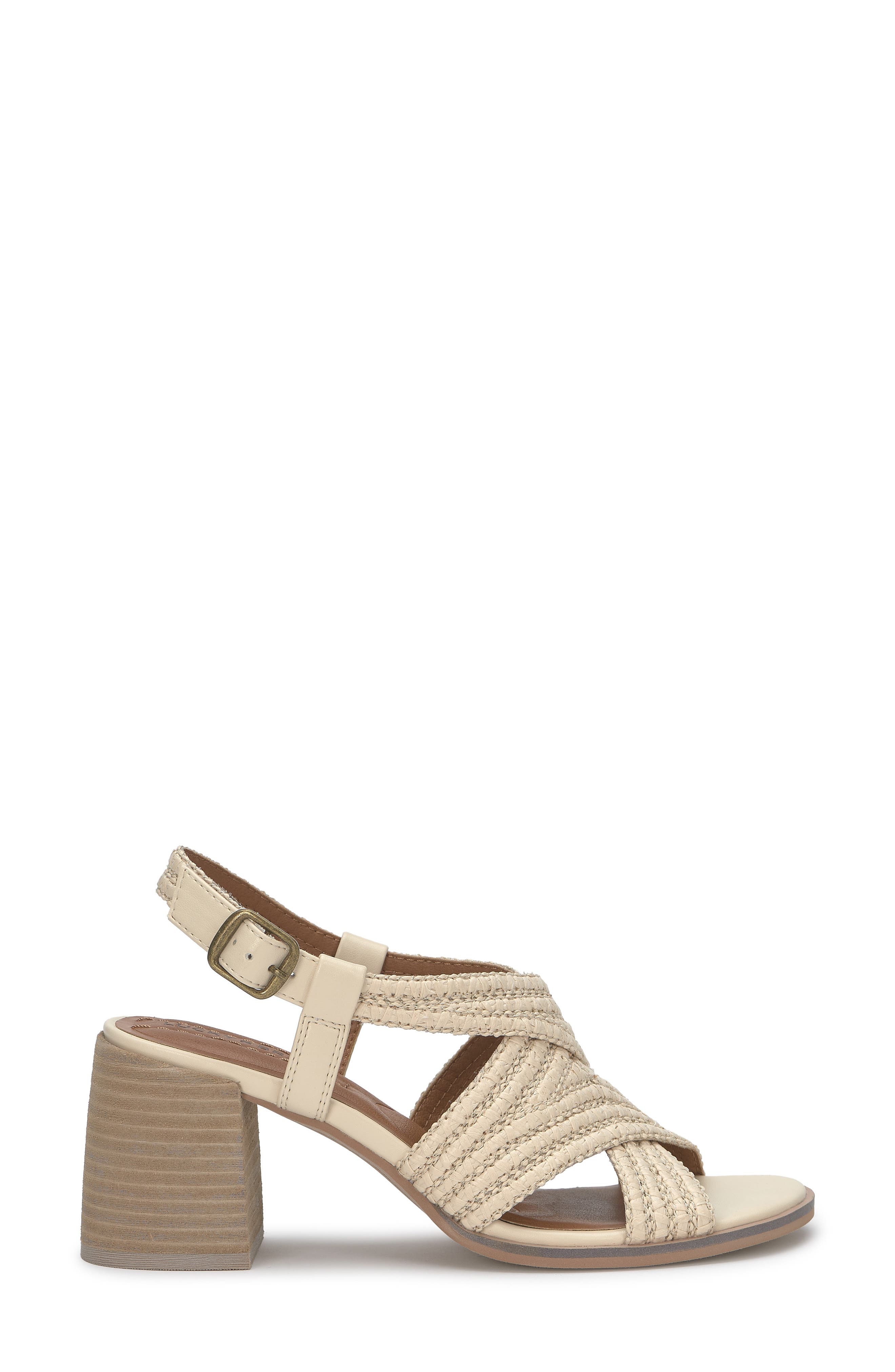 Lucky Brand Sasina Slingback Sandal, Alternate, color, Parchment