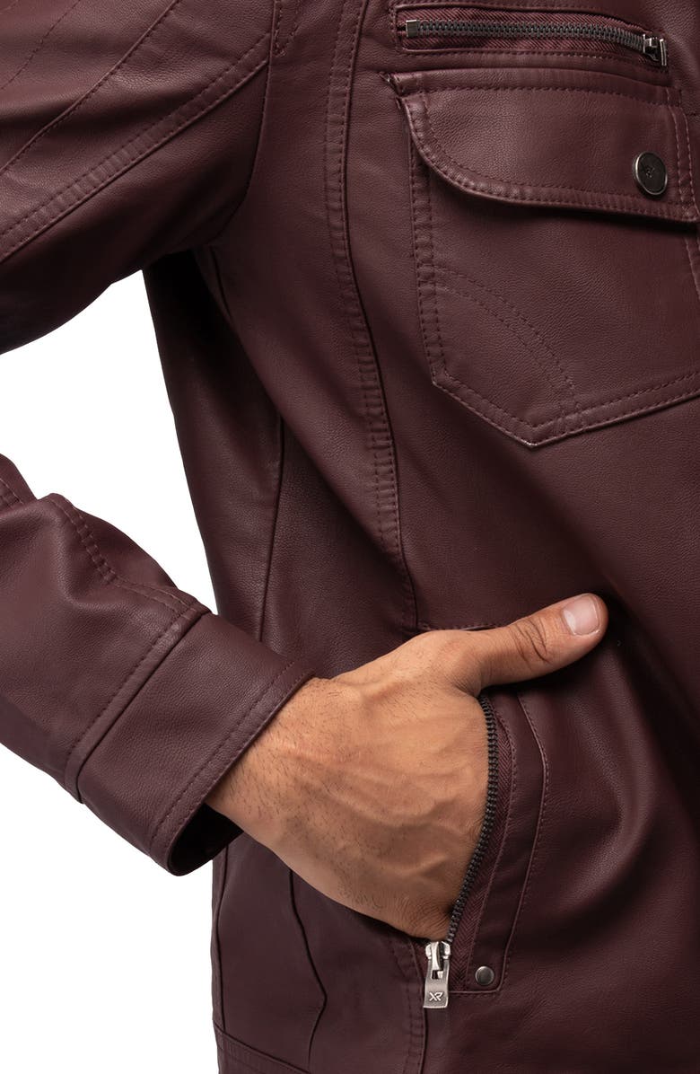 XRAY Faux Leather Utility Jacket, Alternate, color, 