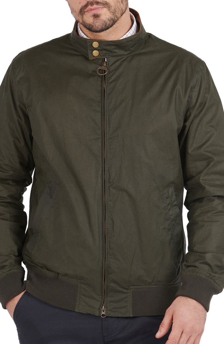 Barbour Royston Waxed Cotton Jacket, Main, color, 