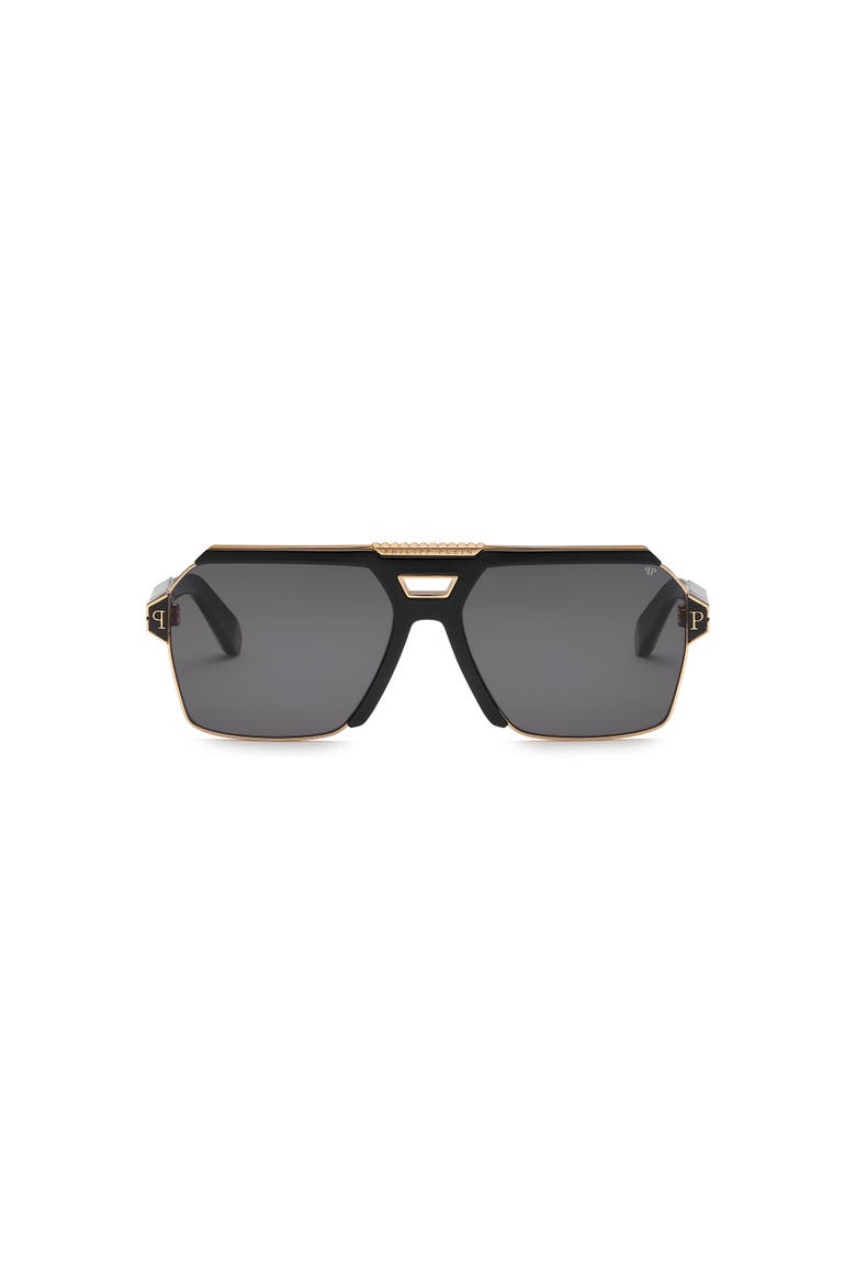 Sunglasses Plein Contemporary Men, Main, color, black/lightgold