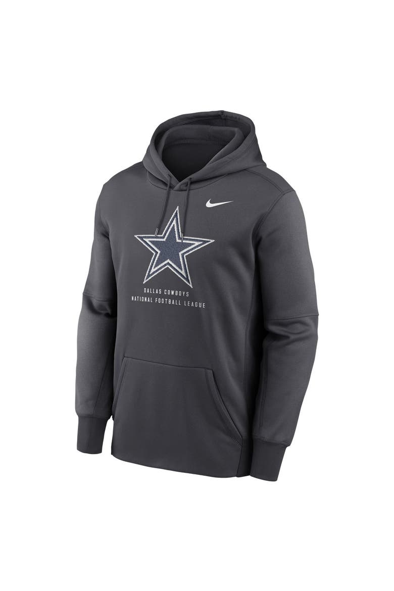 Men's Nike Gray Dallas Cowboys Toss Sweep Therma-FIT Hoodie, Alternate, color, Gray