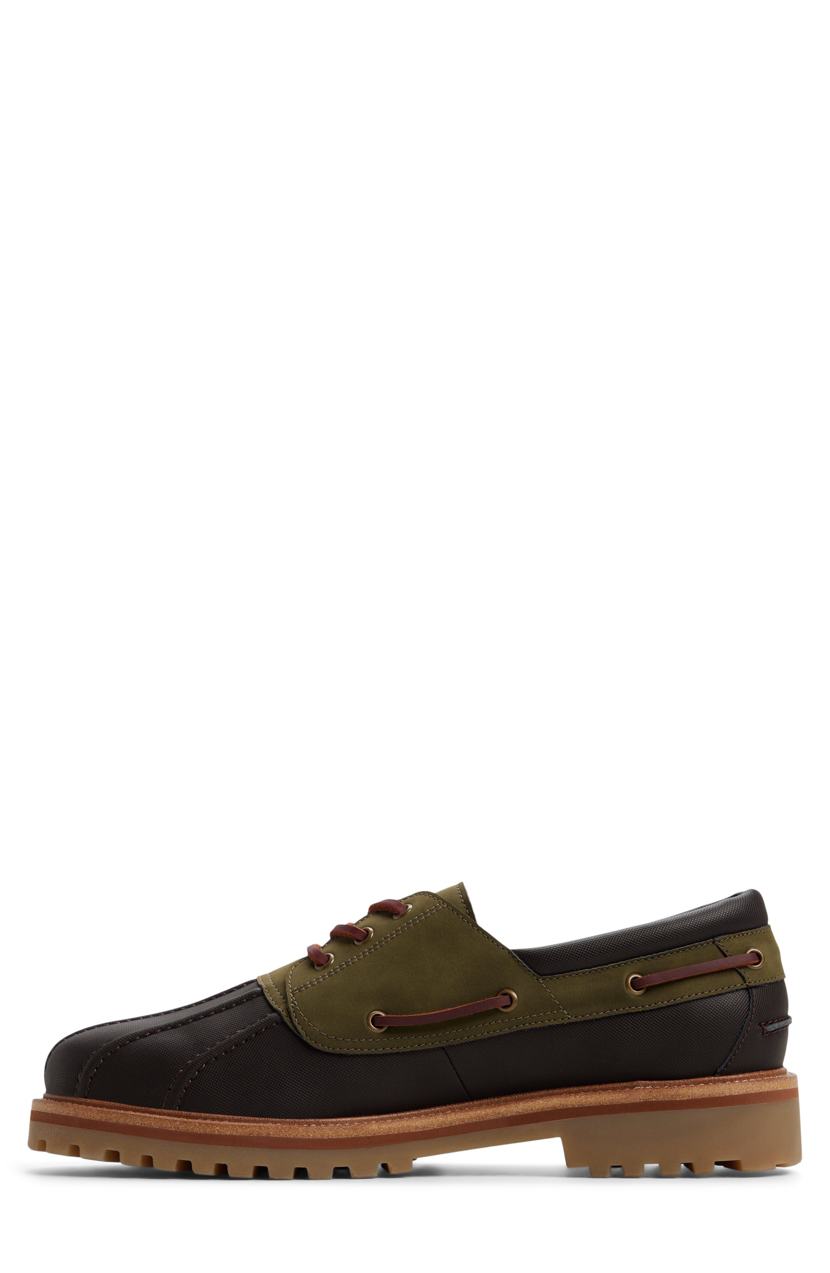 ALDO Finn Waterproof Boat Shoe, Alternate, color, Brown Primary - Multi