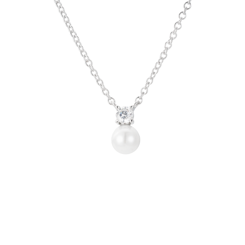 Sloane Pearl and Crystal Necklace