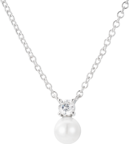 Untamed Petals Sloane Pearl and Crystal Necklace