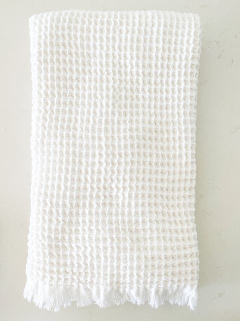 Turkish Cotton Waffle Bath Towels