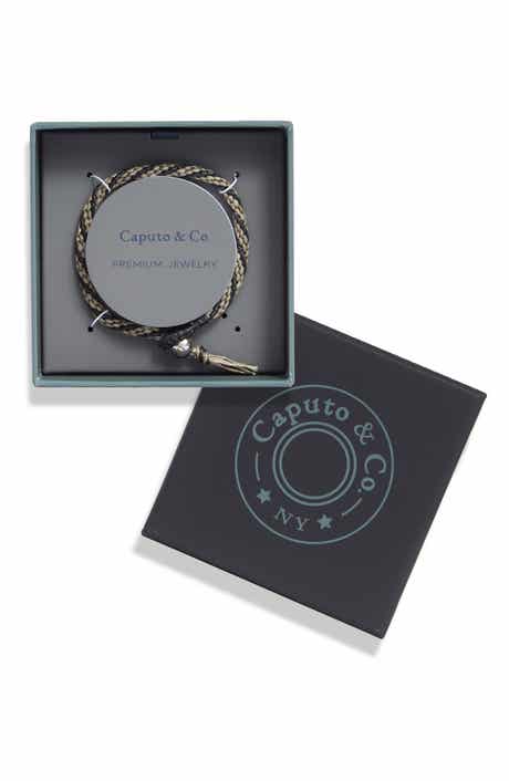 Caputo & Co. Hand Knotted Stripe Macramé Bracelet