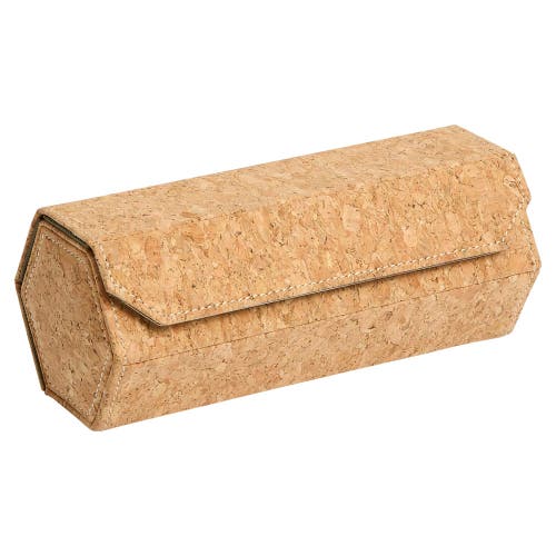 Wolf Cortica Triple Hexagon Watch Roll W/ Capsule In Natural Cork