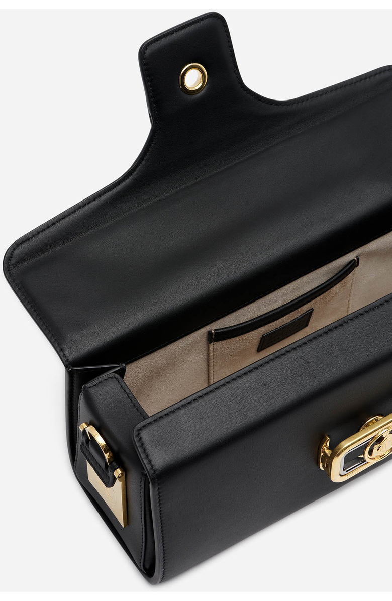 Lanvin Pencil Cat Bag In Box Calf, Alternate, color, Black