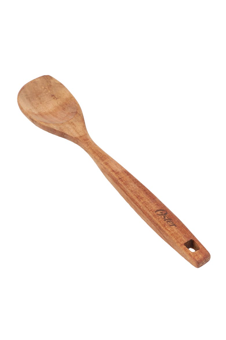 Ingram 14 Inch Acacia Wood Serving Spoon, Main, color, Brown