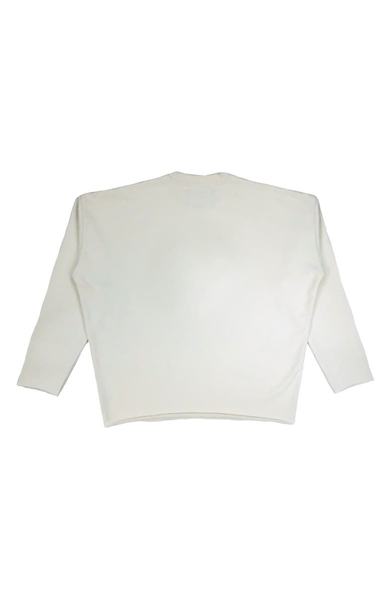 Cult of Individuality Novelty Cotton Fleece Sweatshirt, Alternate, color, Winter White