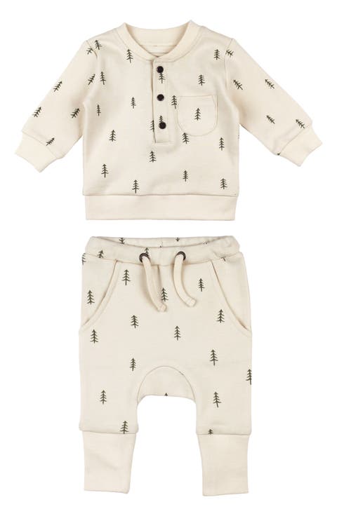 Organic Cotton Sweatshirt & Joggers Set (Baby)