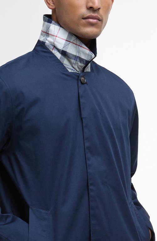 Shop Barbour Rokig Waterproof Jacket In Navy