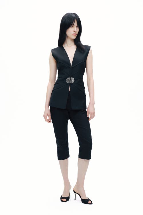 NOCTURNE NOCTURNE METAL ACCESSORY DETAILED VEST