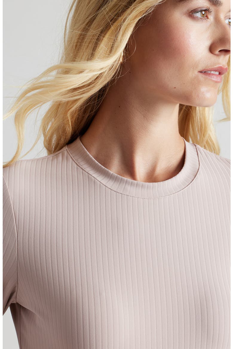 Modern Rib Long Sleeve Knit T-Shirt, Alternate, color, ROSE DUST
