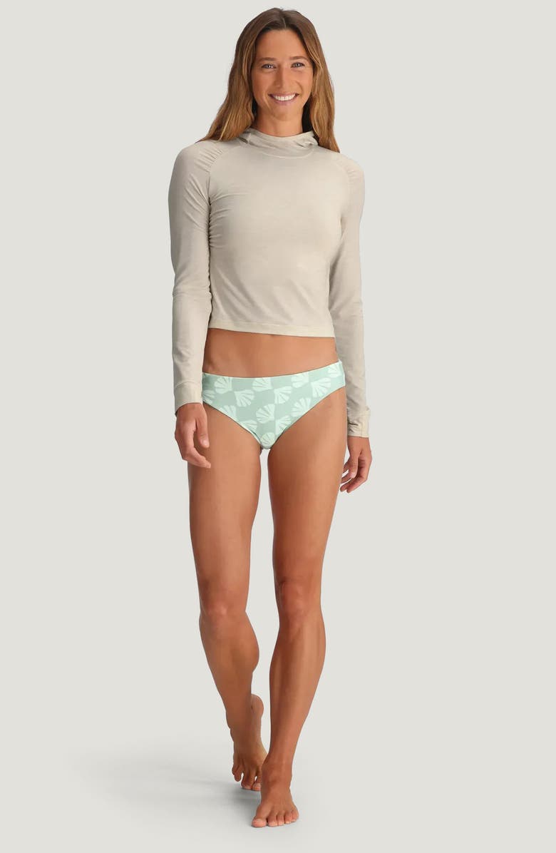 Free Fly Elevate Fitted Lightweight Performance Hoodie, Alternate, color, Heather Birch