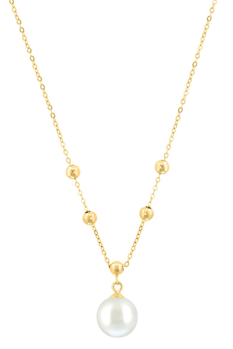 Freshwater Pearl Pendant Necklace, Alternate, color, WHITE
