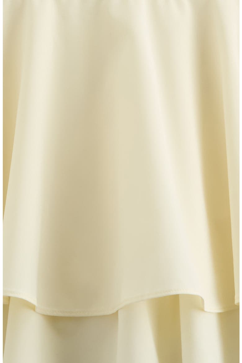 Kids' Tiered Skort, Alternate, color, YELLOW FROST