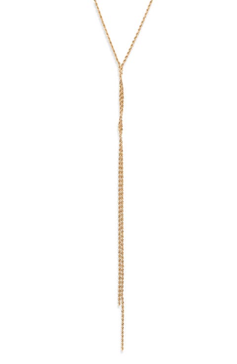 Twisted Rope Chain Y-Necklace