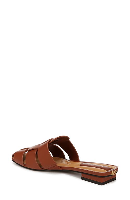 Franco Sarto Women's Tavana Fisherman Square Toe Flat Mules In Brown