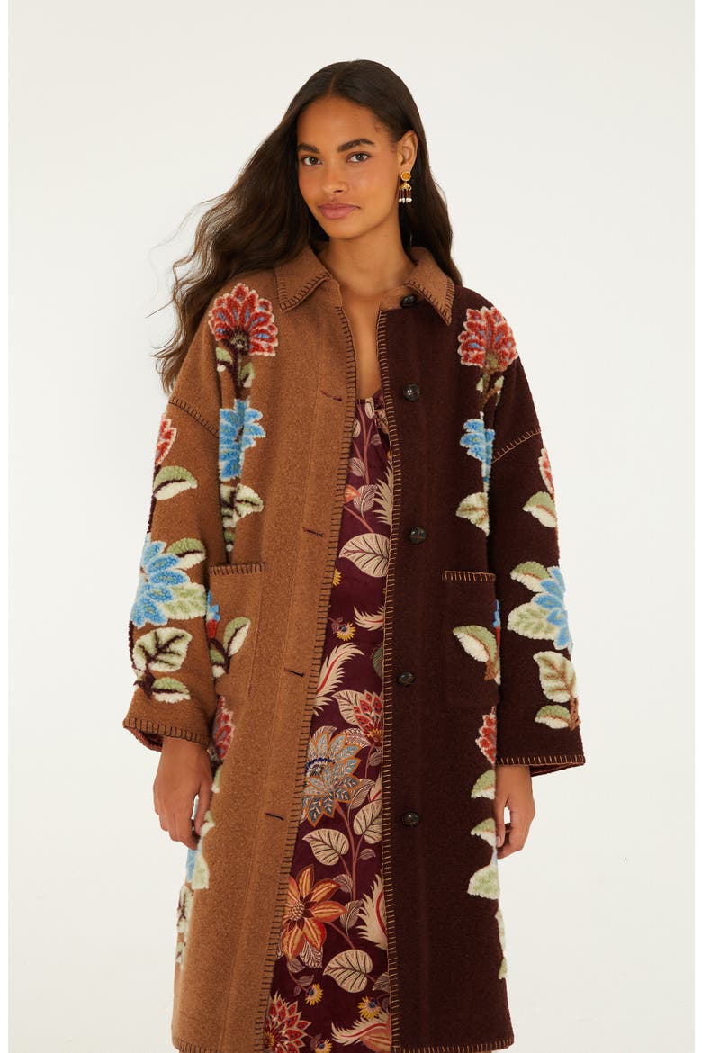 Mixed Delhi Floral Midi Dress, Alternate, color, DELHI FLORAL MIXED