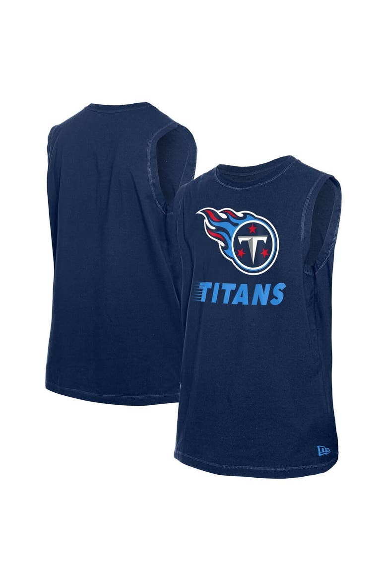 Men's New Era  Navy Tennessee Titans Leisure Collection Tank Top, Main, color, Navy