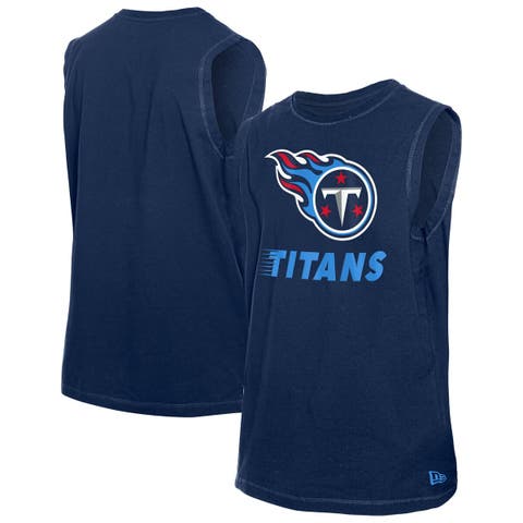 Men's New Era  Navy Tennessee Titans Leisure Collection Tank Top