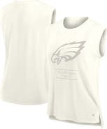 FANATICS Women's Fanatics Cream Philadelphia Eagles Studio Embrace Tank Top