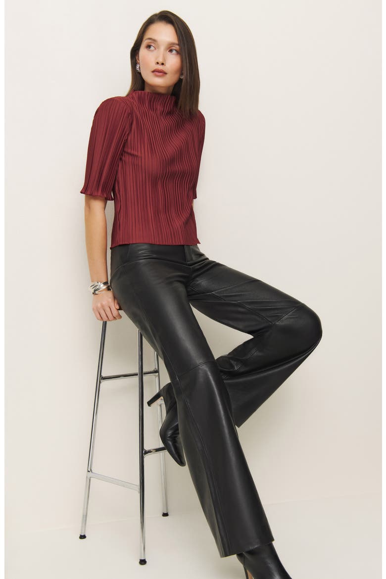 Spencer Knit Top, Alternate, color, BURNT RED