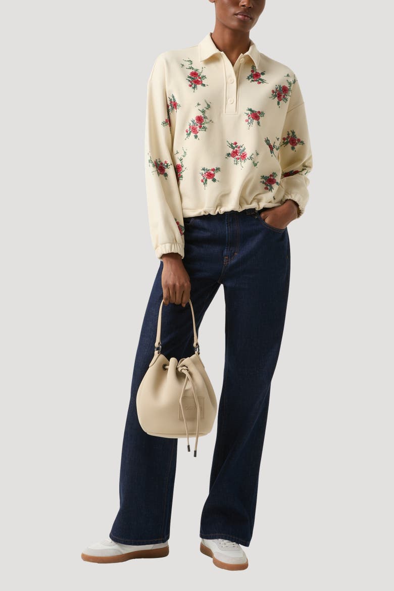 Bijou Polo Sweatshirt, Alternate, color, Sand