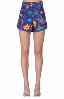 Derek Lam 10 Crosby Mika Linen Blend Shorts