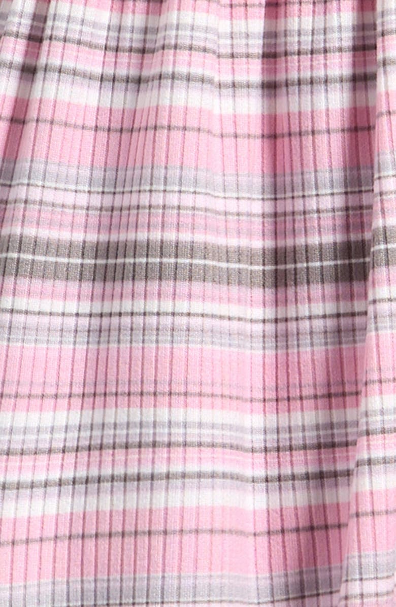 Ava & Yelly Kids' Stripe Ruched Bodice Dress, Alternate, color, Pink