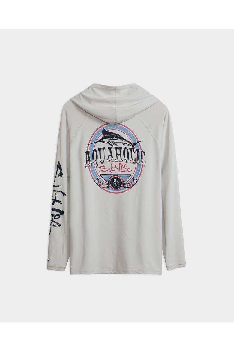 Ocean Hooked Performance Hoodie, Alternate, color, Mist Grey Heather