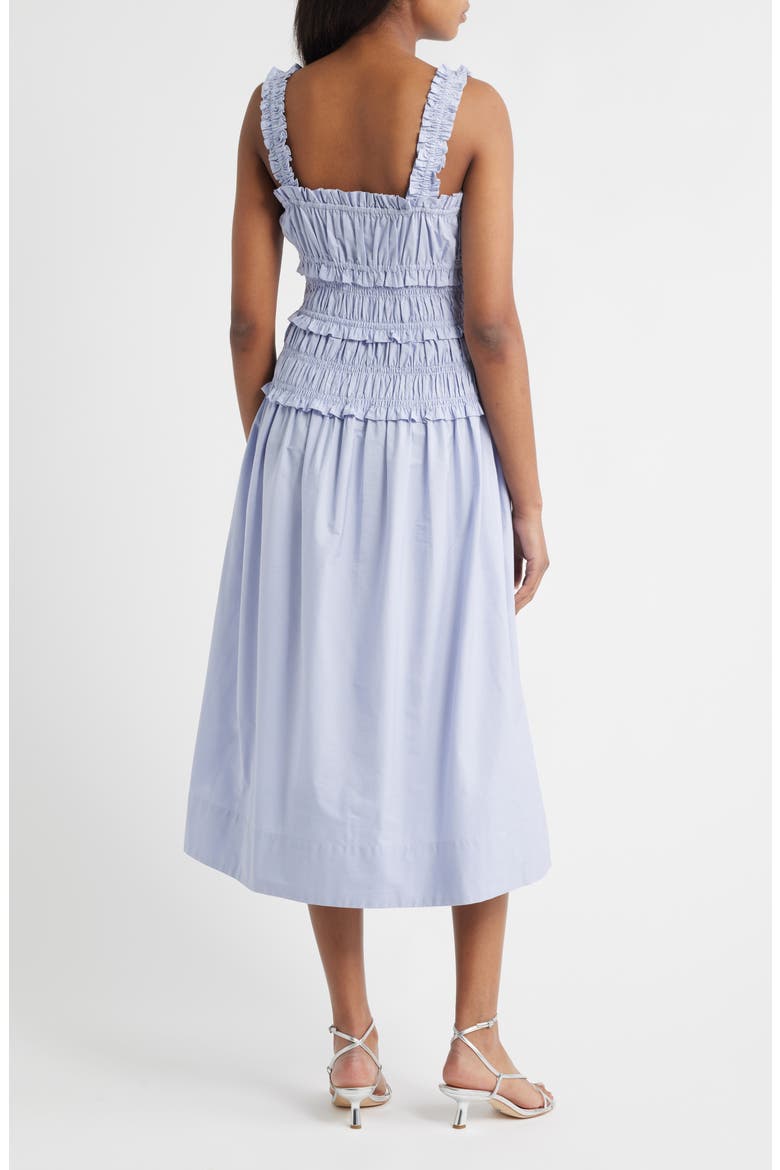 Cotton Midi Sundress, Alternate, color, CHAMBRAY B