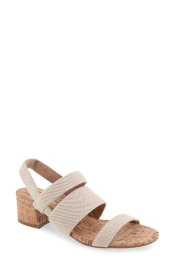 AEROSOLES AEROSOLES CHARA WOVEN BLOCK HEEL SANDAL