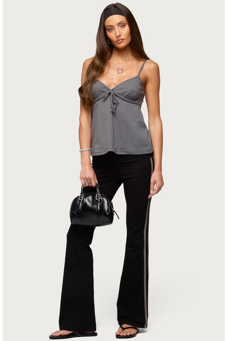 Emmylou Babydoll Camisole, Alternate, color, GRAY
