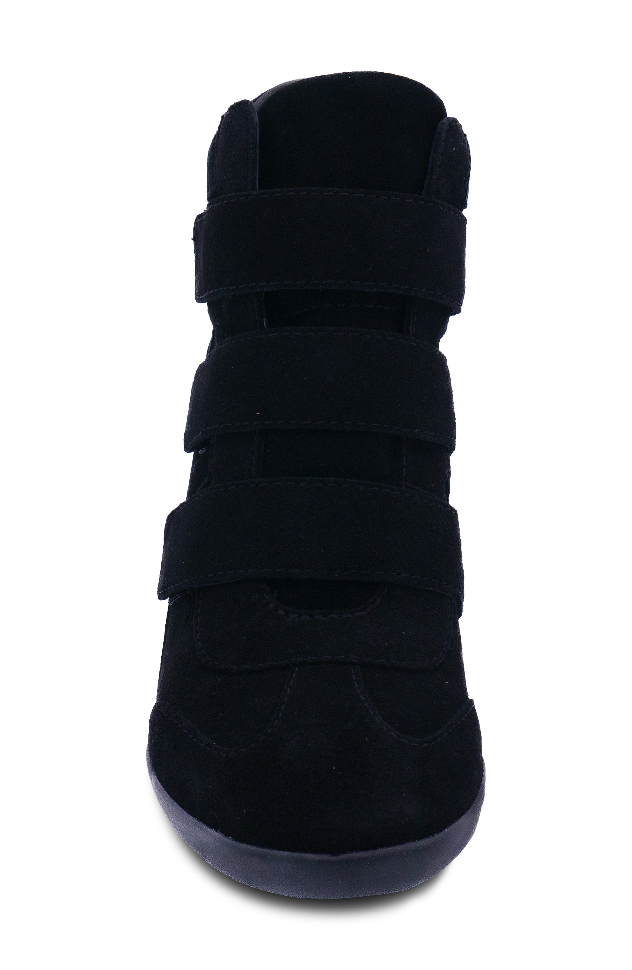 Bowie 2.0 Wedge Sneaker, Alternate, color, BLACK