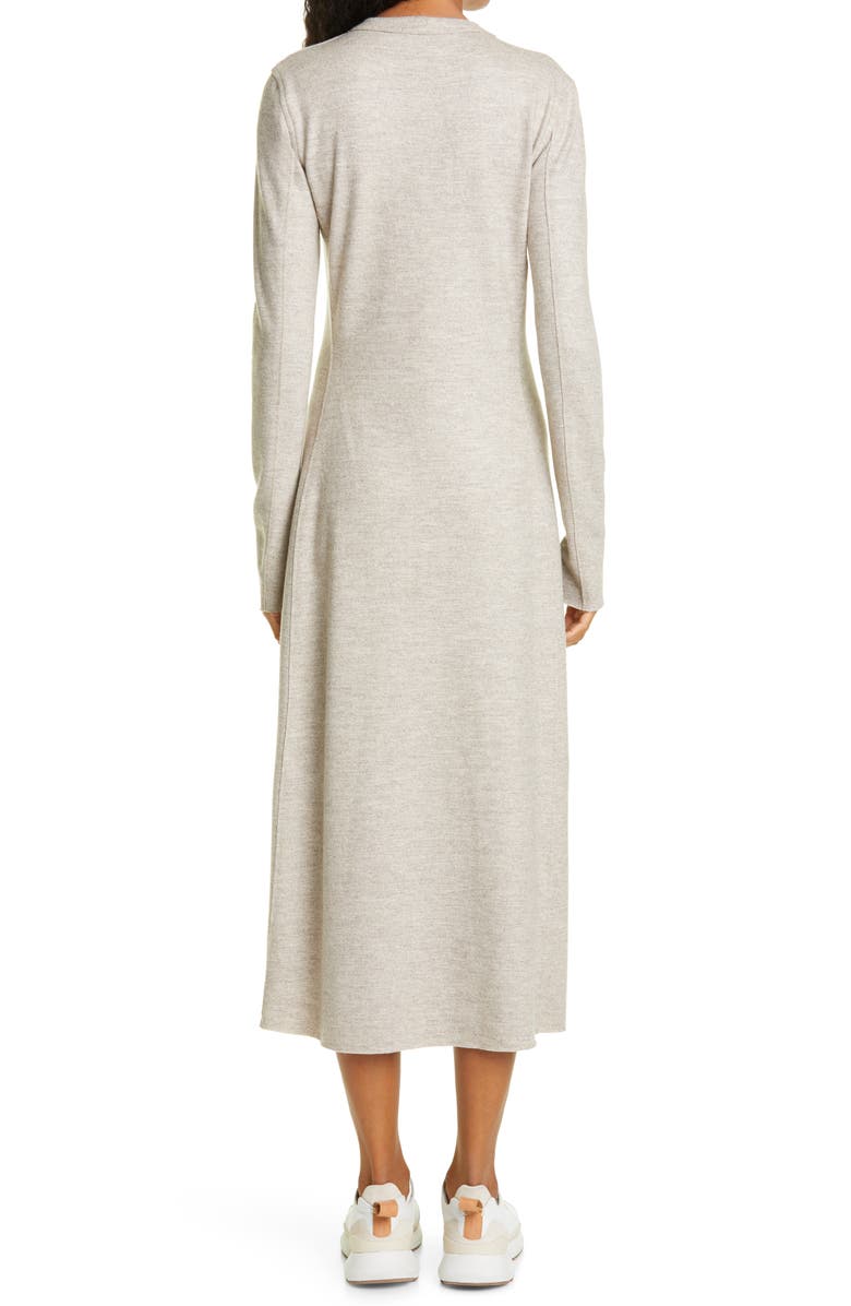 rag & bone Yan Long Sleeve Wool Sweater Dress, Alternate, color, 